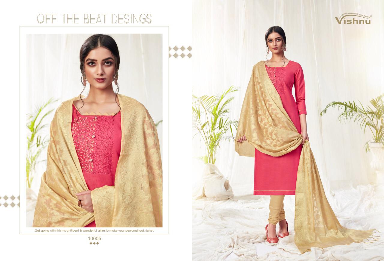 Vishnu Impex Presents Naira Fancy Fabrics Salwar Suits
