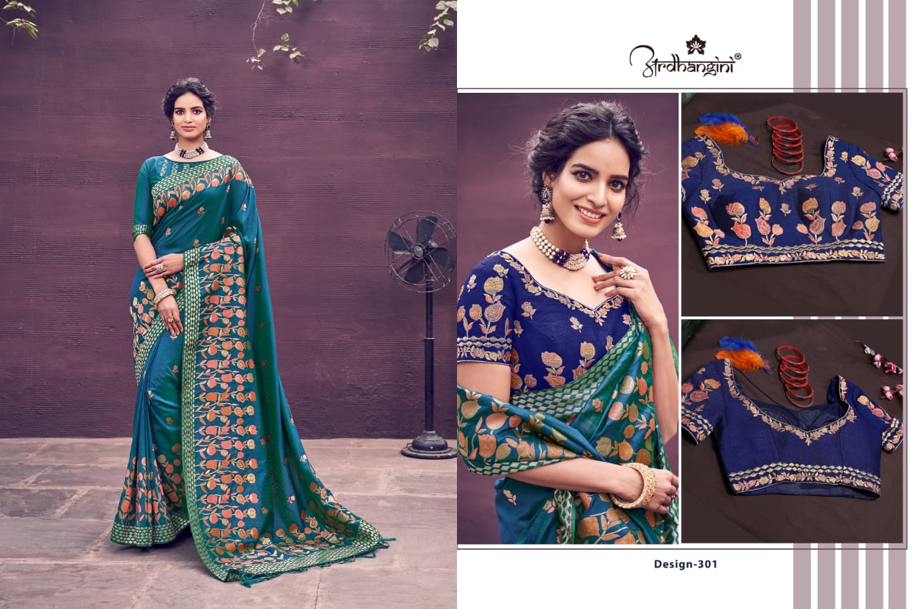 Fiona Presents Ardhangini Silk Original Fancy Banarsi Sarees