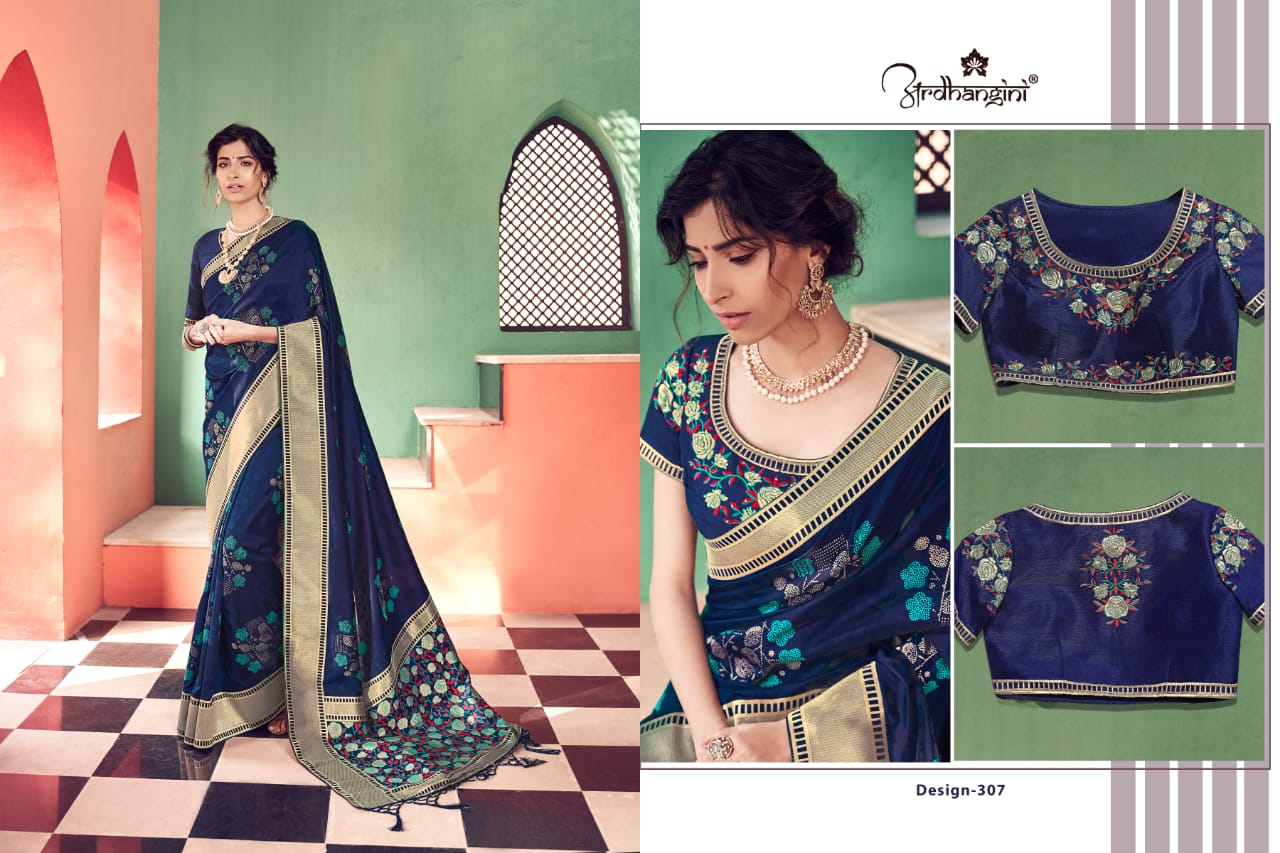 Fiona Presents Ardhangini Silk Original Fancy Banarsi Sarees