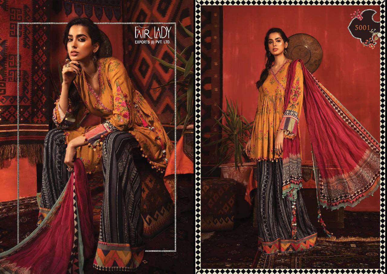 Fair Lady Launched Maria B M Print Pure Pashmina Digital Print With Heavy Embroidery Salwar Kameez