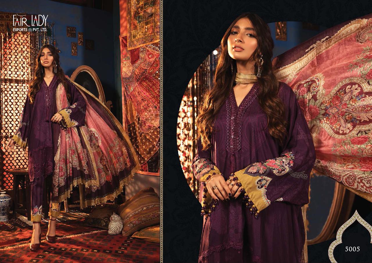 Fair Lady Launched Maria B M Print Pure Pashmina Digital Print With Heavy Embroidery Salwar Kameez