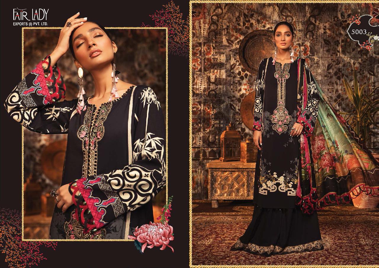 Fair Lady Launched Maria B M Print Pure Pashmina Digital Print With Heavy Embroidery Salwar Kameez