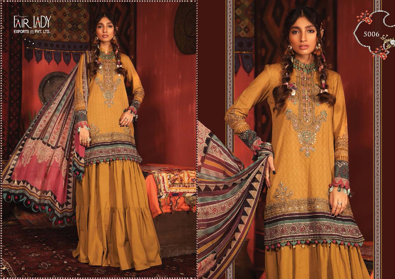 Fair Lady Launched Maria B M Print Pure Pashmina Digital Print With Heavy Embroidery Salwar Kameez