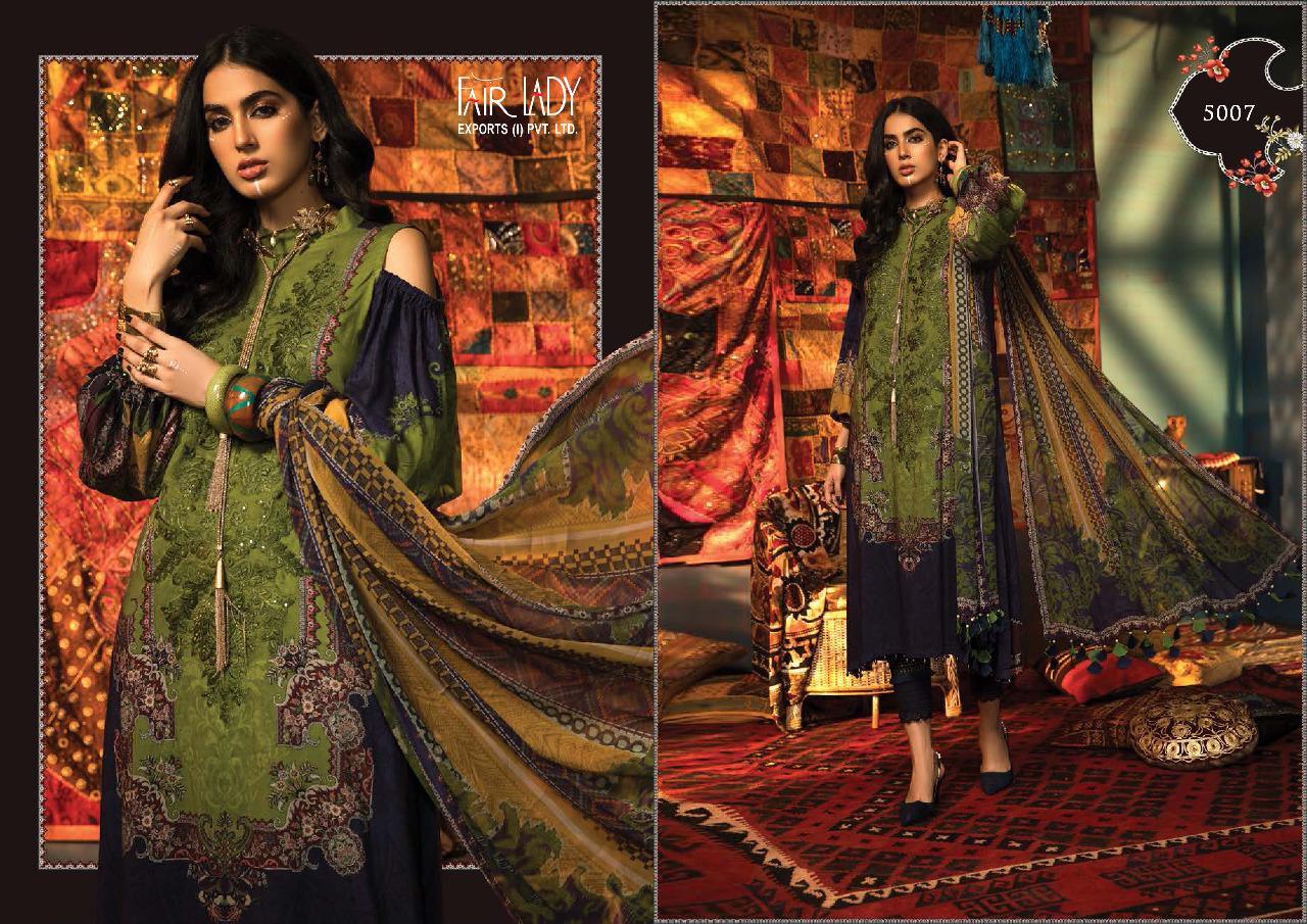 Fair Lady Launched Maria B M Print Pure Pashmina Digital Print With Heavy Embroidery Salwar Kameez