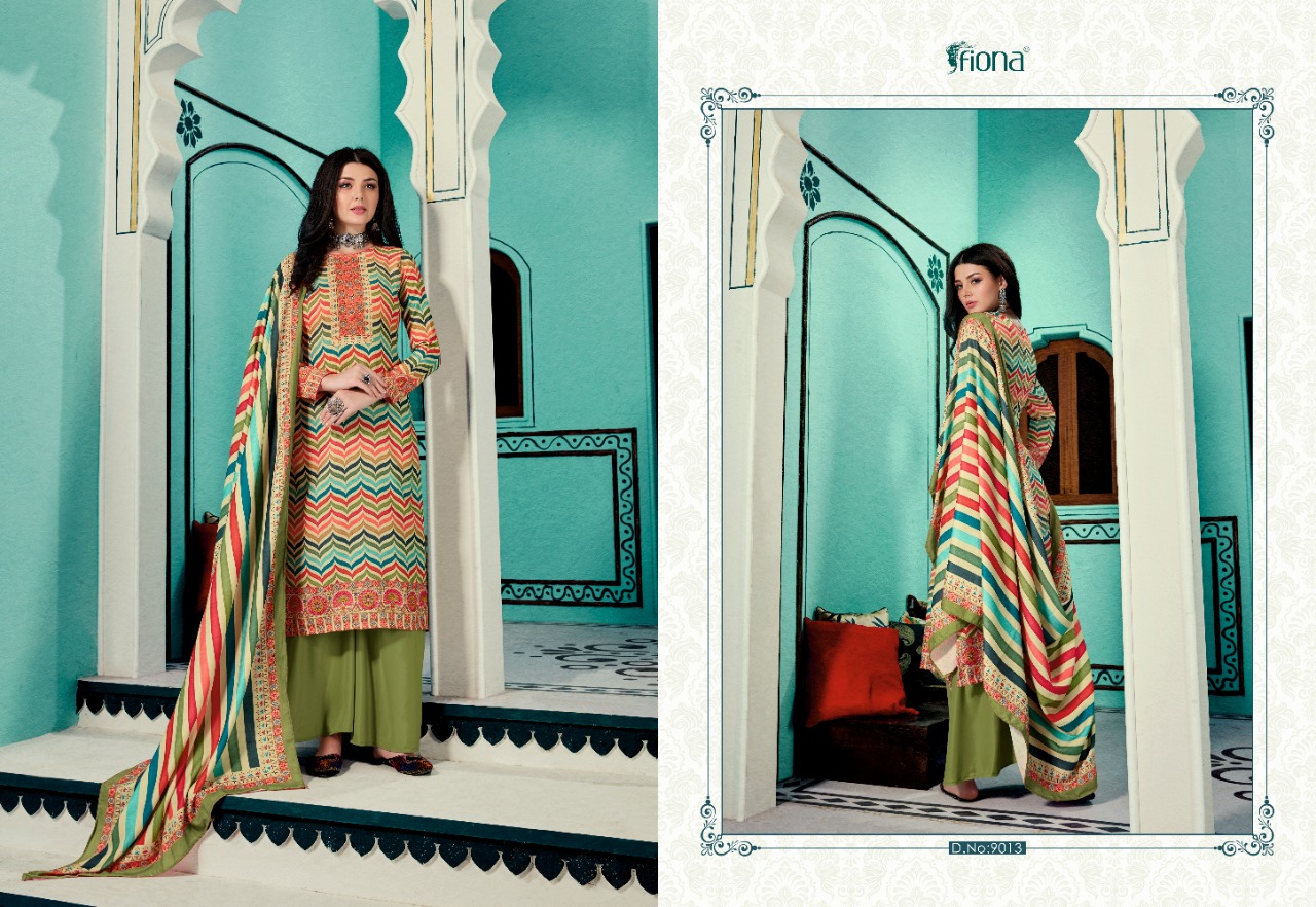 Fiona Presents Zohra Vol 3 Pashmina Digital Print Fancy Salwar Kameez