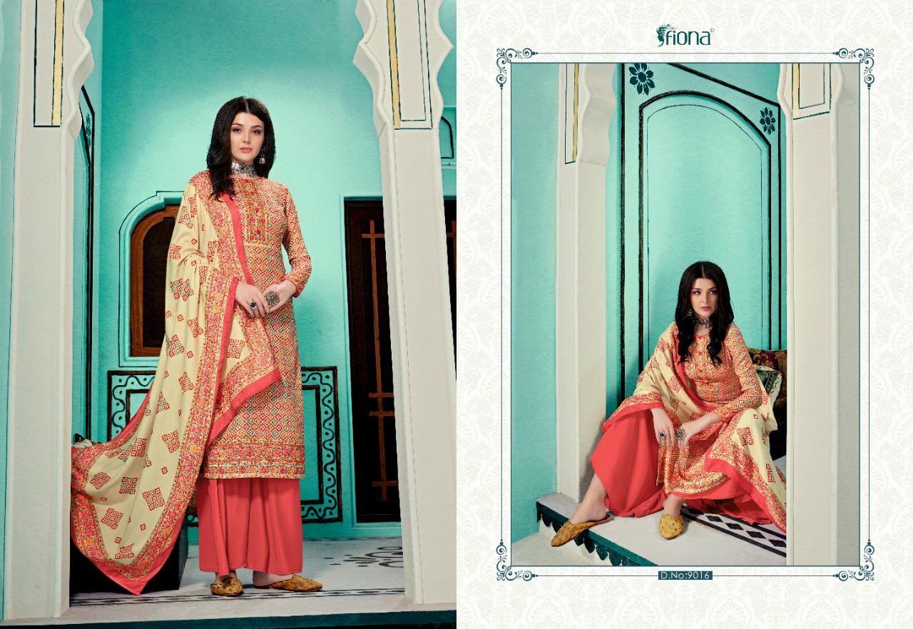 Fiona Presents Zohra Vol 3 Pashmina Digital Print Fancy Salwar Kameez