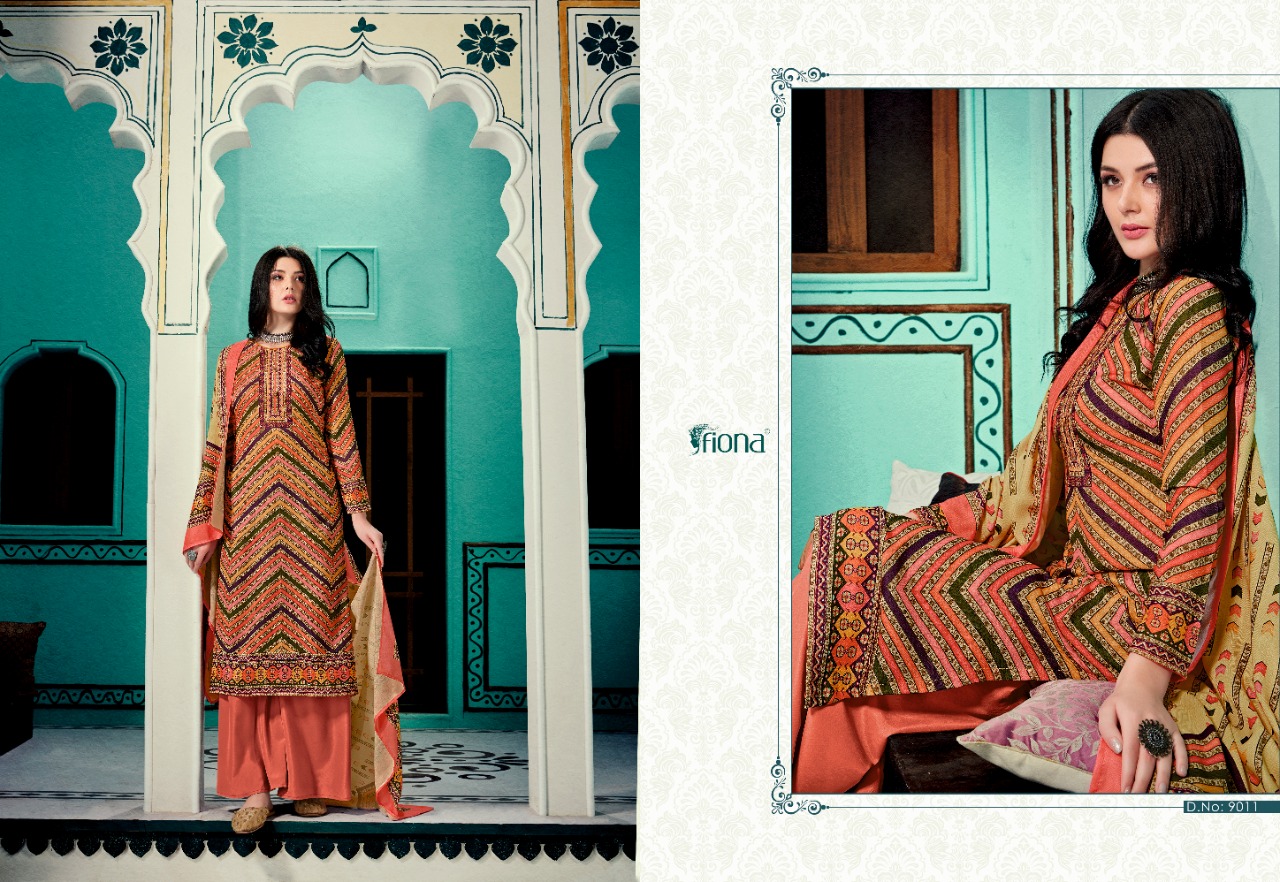 Fiona Presents Zohra Vol 3 Pashmina Digital Print Fancy Salwar Kameez