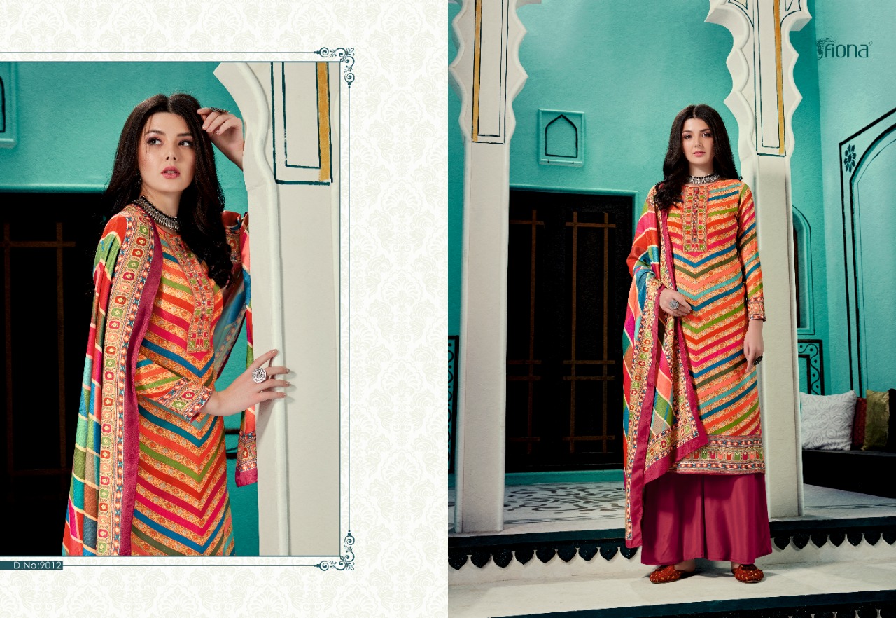 Fiona Presents Zohra Vol 3 Pashmina Digital Print Fancy Salwar Kameez