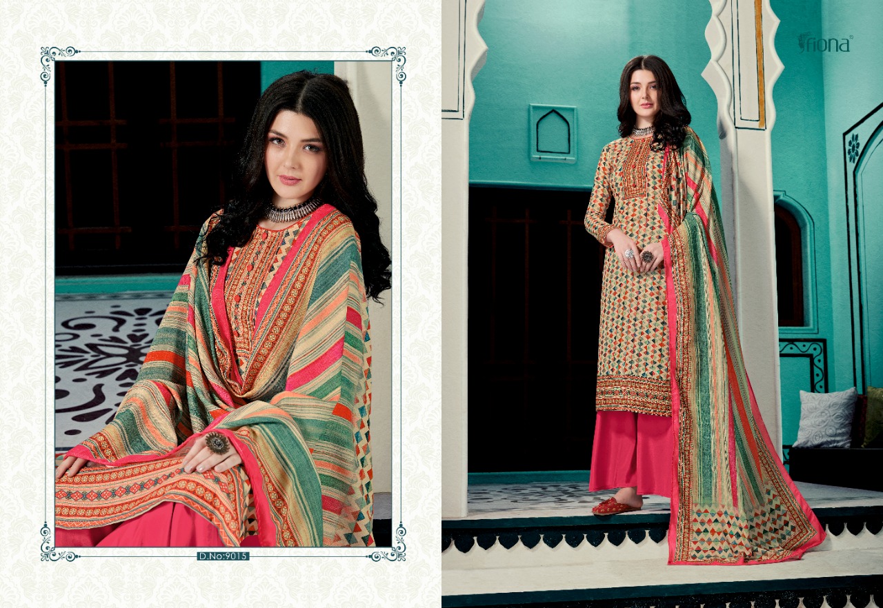 Fiona Presents Zohra Vol 3 Pashmina Digital Print Fancy Salwar Kameez