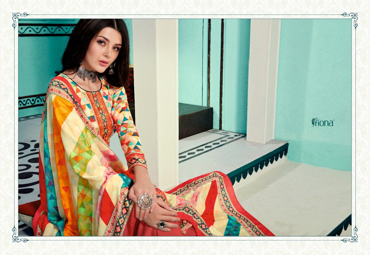 Fiona Presents Zohra Vol 3 Pashmina Digital Print Fancy Salwar Kameez