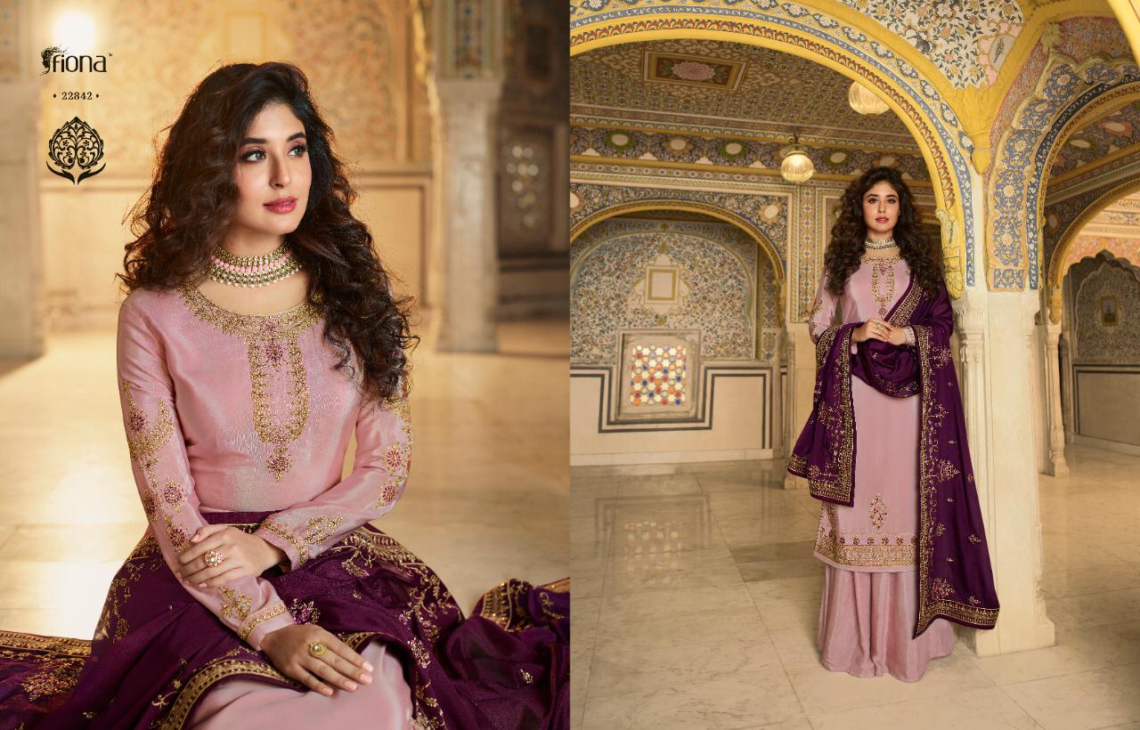 Fiona Presents Ameena Satin Muslin With Bridal Georgette Salwar Kameez