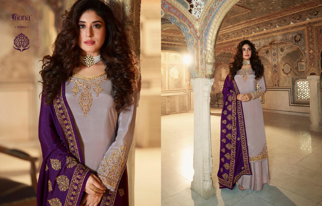 Fiona Presents Ameena Satin Muslin With Bridal Georgette Salwar Kameez