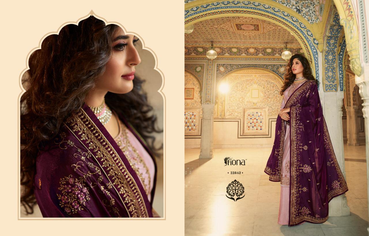 Fiona Presents Ameena Satin Muslin With Bridal Georgette Salwar Kameez