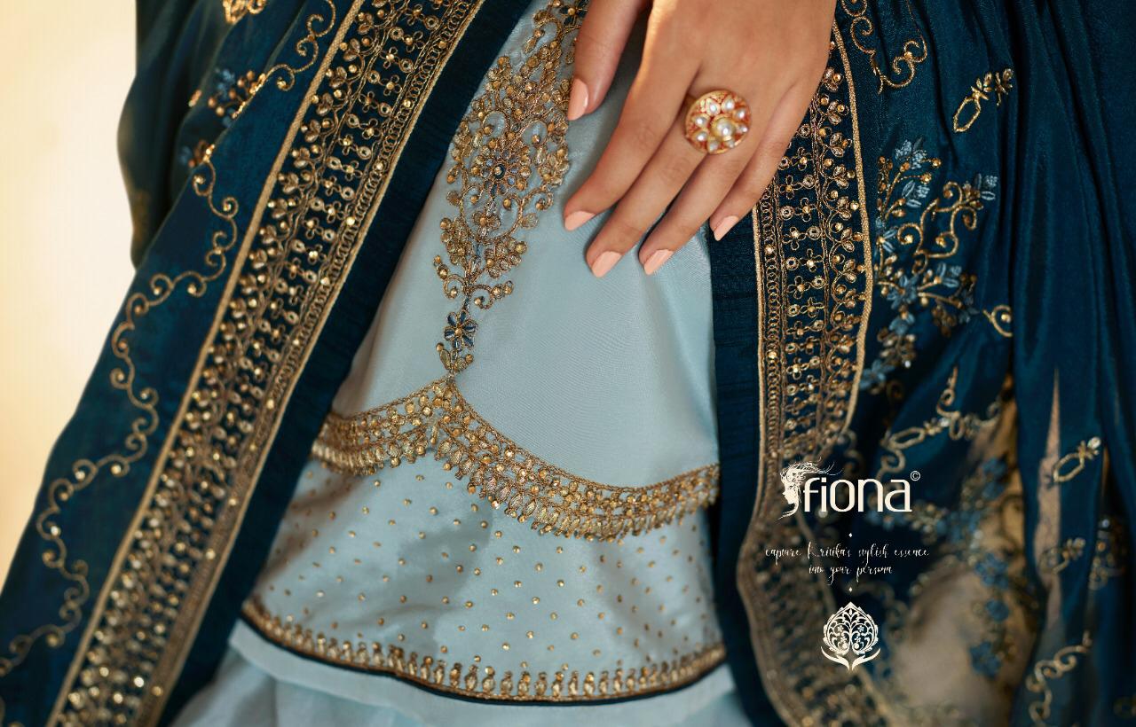Fiona Presents Ameena Satin Muslin With Bridal Georgette Salwar Kameez