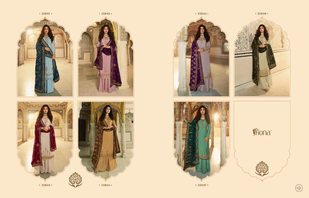 Fiona Presents Ameena Satin Muslin With Bridal Georgette Salwar Kameez