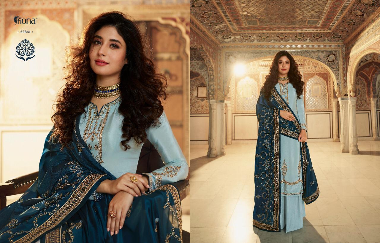 Fiona Presents Ameena Satin Muslin With Bridal Georgette Salwar Kameez