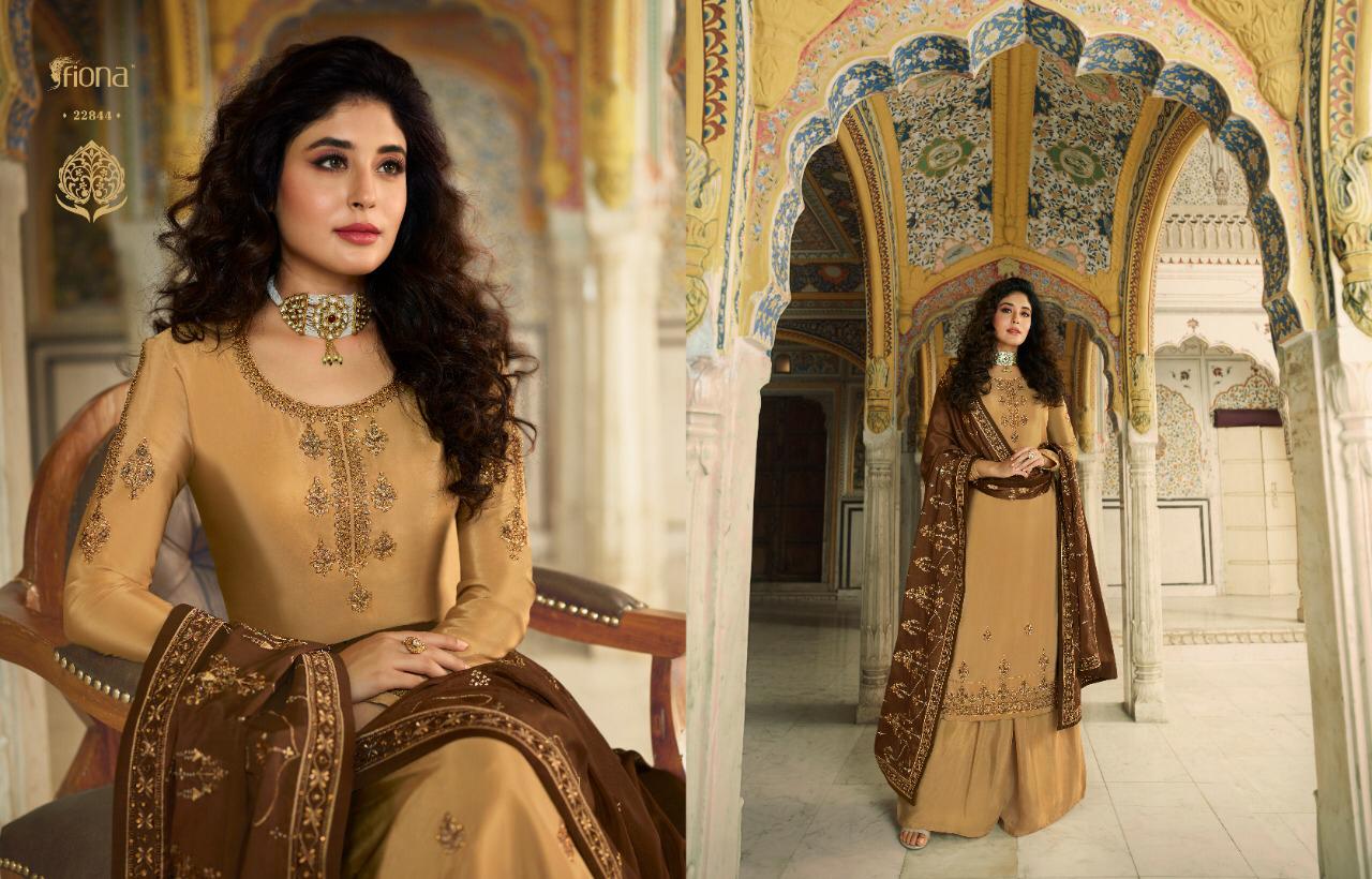 Fiona Presents Ameena Satin Muslin With Bridal Georgette Salwar Kameez