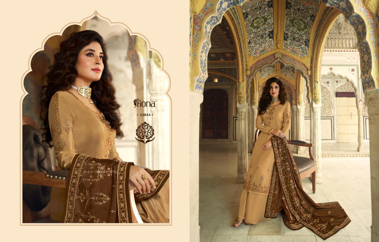 Fiona Presents Ameena Satin Muslin With Bridal Georgette Salwar Kameez