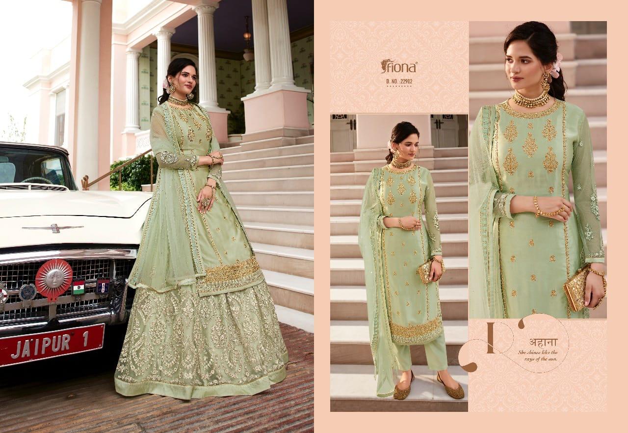 Fiona Presents Gulrang Heavy Georgette With Heavy Embroidery Designer Salwar Kameez