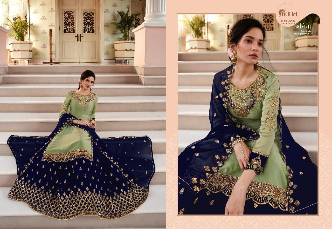 Fiona Presents Gulrang Heavy Georgette With Heavy Embroidery Designer Salwar Kameez