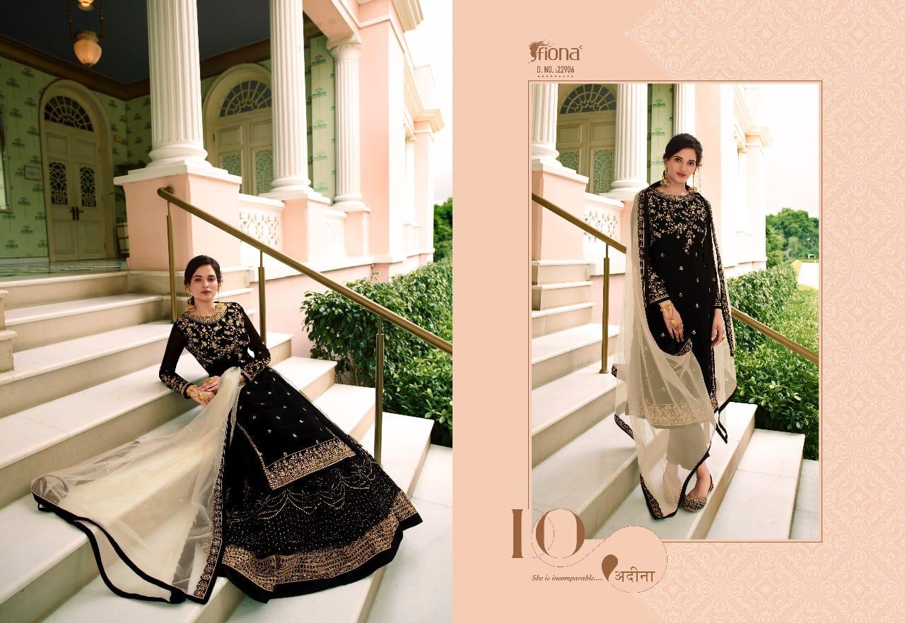 Fiona Presents Gulrang Heavy Georgette With Heavy Embroidery Designer Salwar Kameez