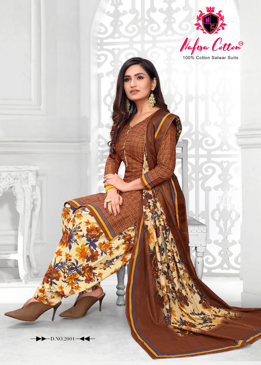 Nafisa Cotton Presents Soni Kudi Vol 2 Pure Cotton Patiyala Style Salwar Suits