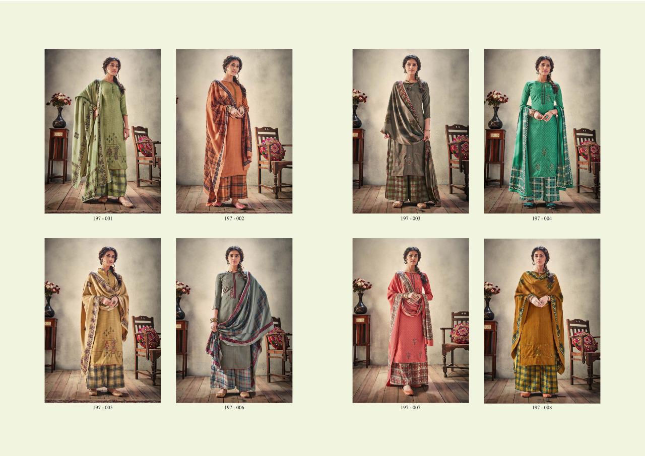 Sargam Prints Presents Mariyam Pure Pashmina Print With Embroidery Work Salwar Kameez