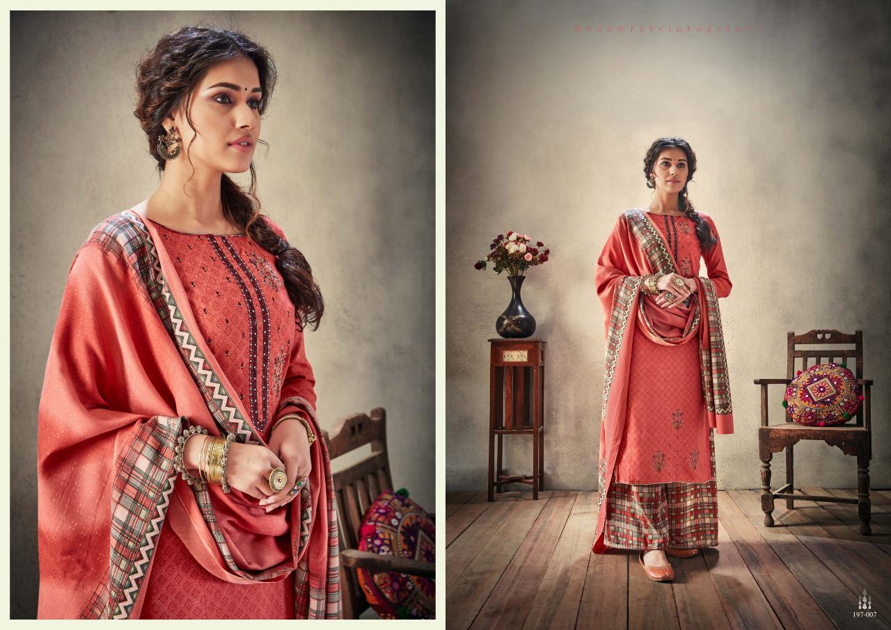 Sargam Prints Presents Mariyam Pure Pashmina Print With Embroidery Work Salwar Kameez