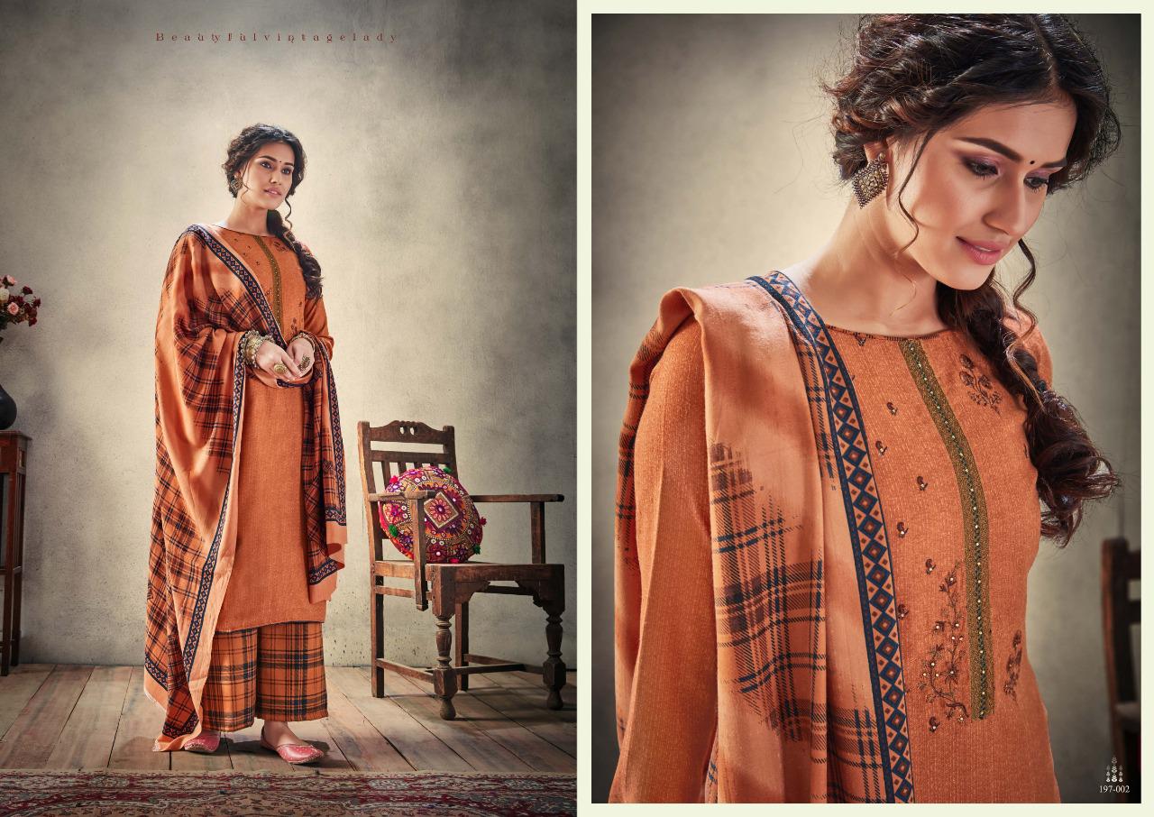 Sargam Prints Presents Mariyam Pure Pashmina Print With Embroidery Work Salwar Kameez