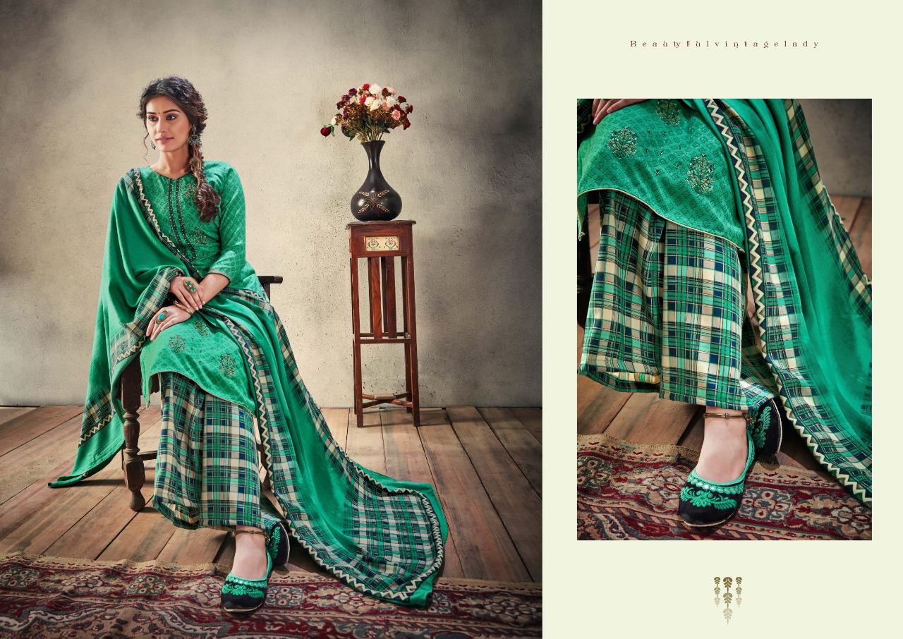 Sargam Prints Presents Mariyam Pure Pashmina Print With Embroidery Work Salwar Kameez