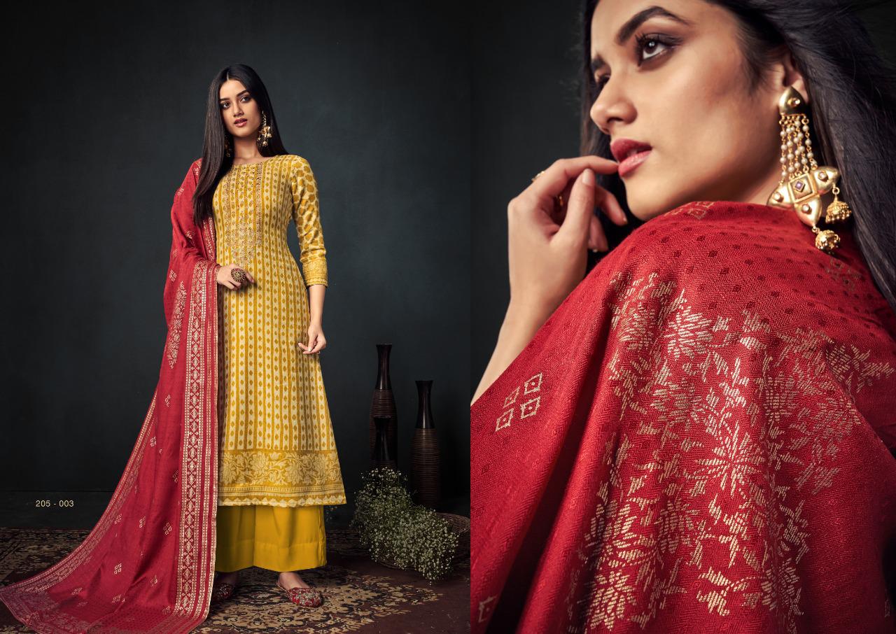 Sargam Print Presents Nigah Pure Pashmina Designer Print With Embroidery Work Salwar Kameez