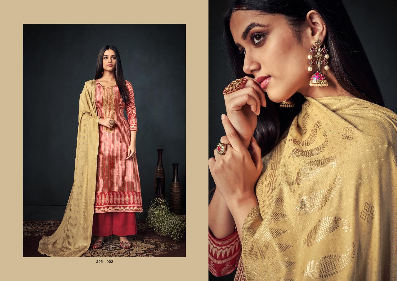 Sargam Print Presents Nigah Pure Pashmina Designer Print With Embroidery Work Salwar Kameez