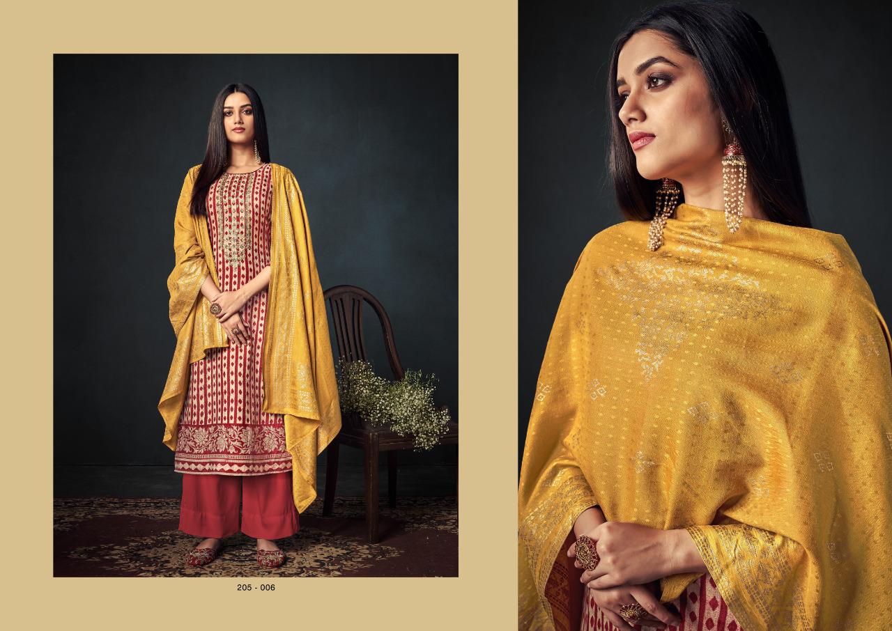 Sargam Print Presents Nigah Pure Pashmina Designer Print With Embroidery Work Salwar Kameez