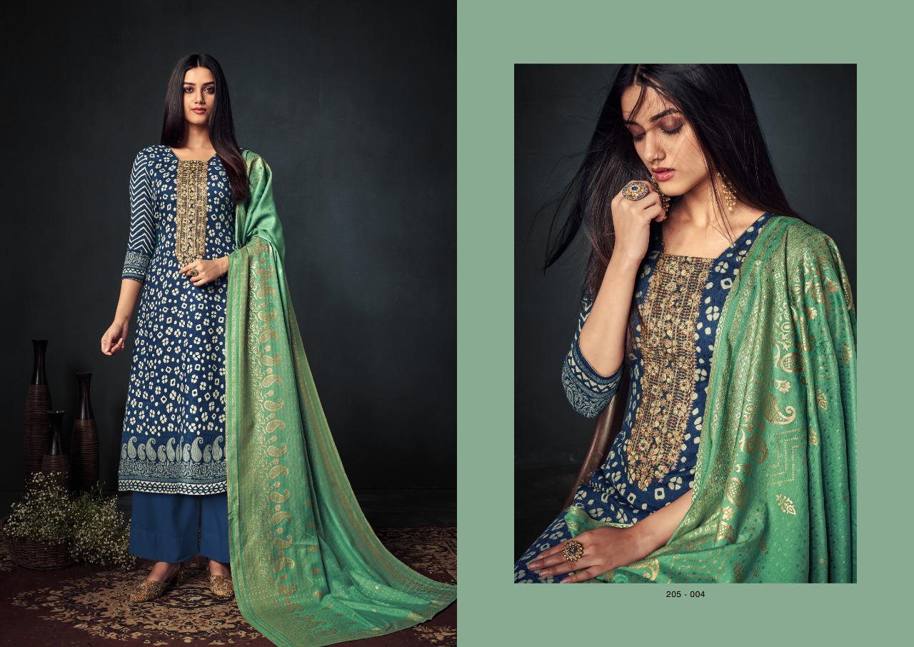 Sargam Print Presents Nigah Pure Pashmina Designer Print With Embroidery Work Salwar Kameez