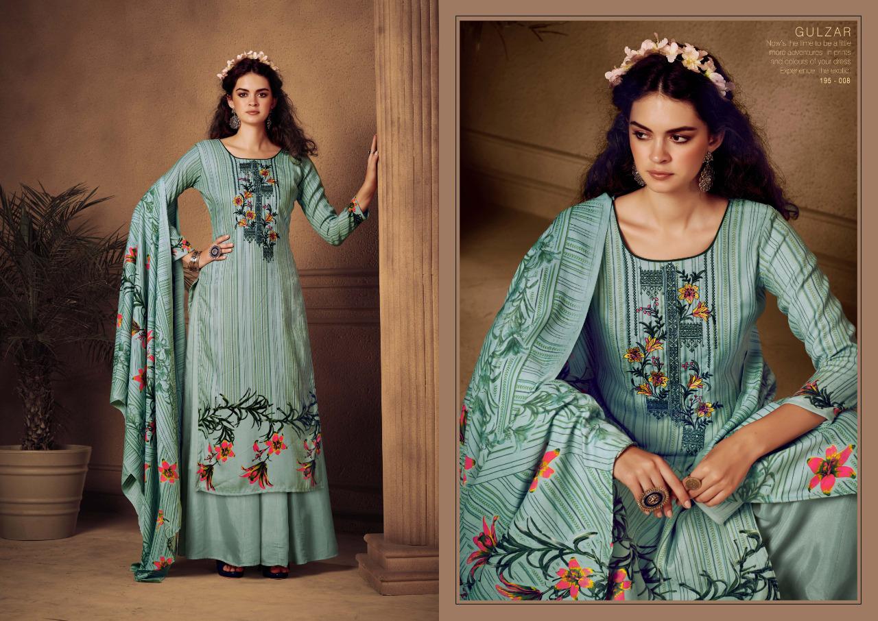 Sargam Prints Presents Gulzar Pashmina Designer Print With Embroidery Work Salwar Suits