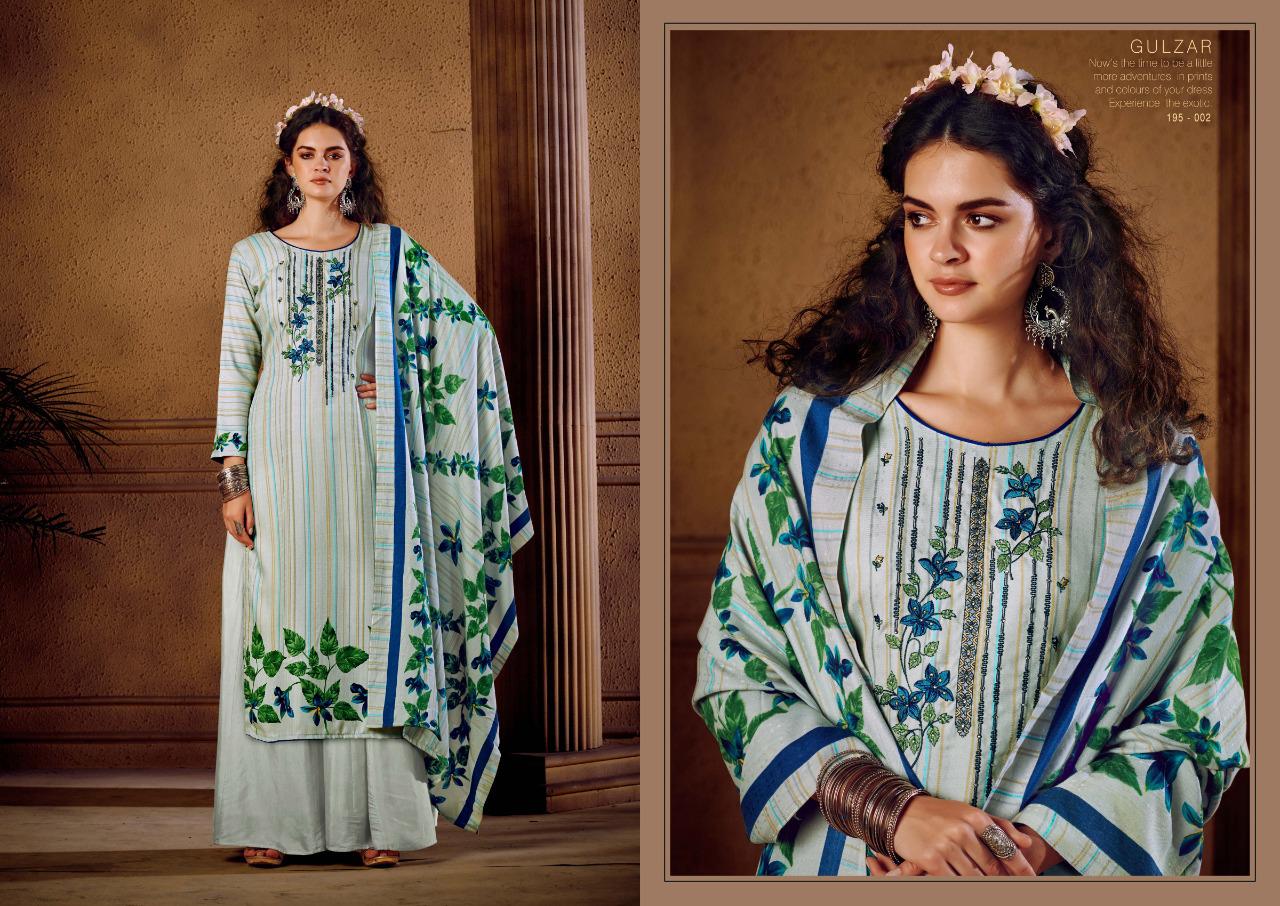 Sargam Prints Presents Gulzar Pashmina Designer Print With Embroidery Work Salwar Suits