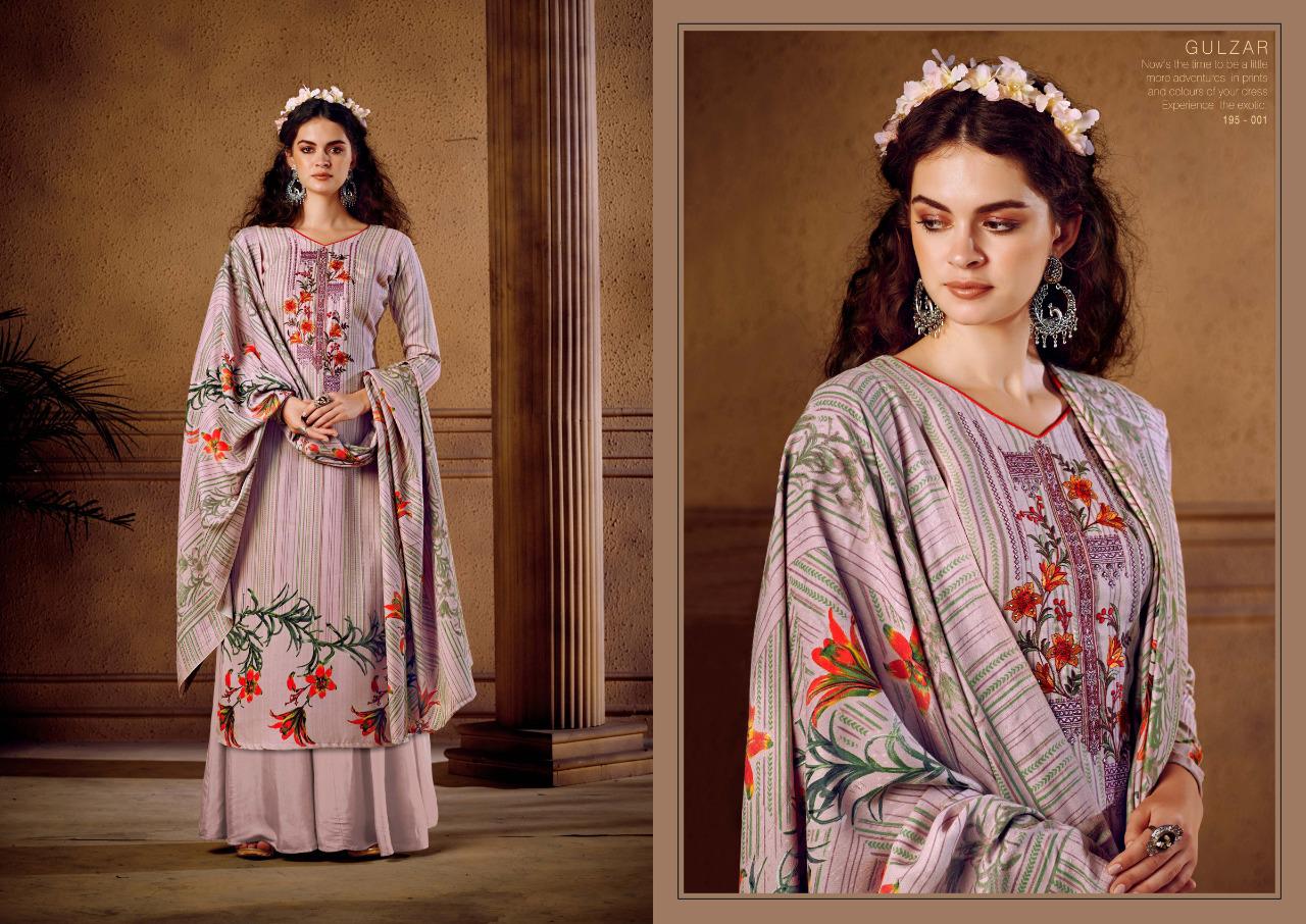Sargam Prints Presents Gulzar Pashmina Designer Print With Embroidery Work Salwar Suits