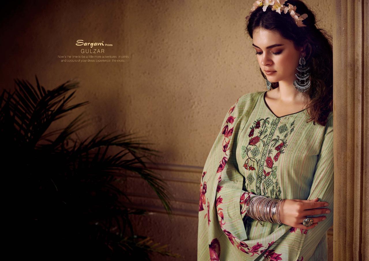 Sargam Prints Presents Gulzar Pashmina Designer Print With Embroidery Work Salwar Suits