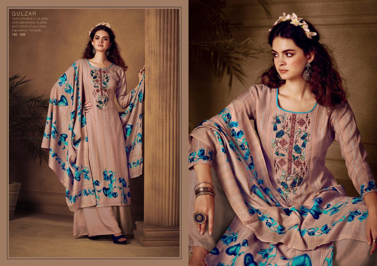 Sargam Prints Presents Gulzar Pashmina Designer Print With Embroidery Work Salwar Suits