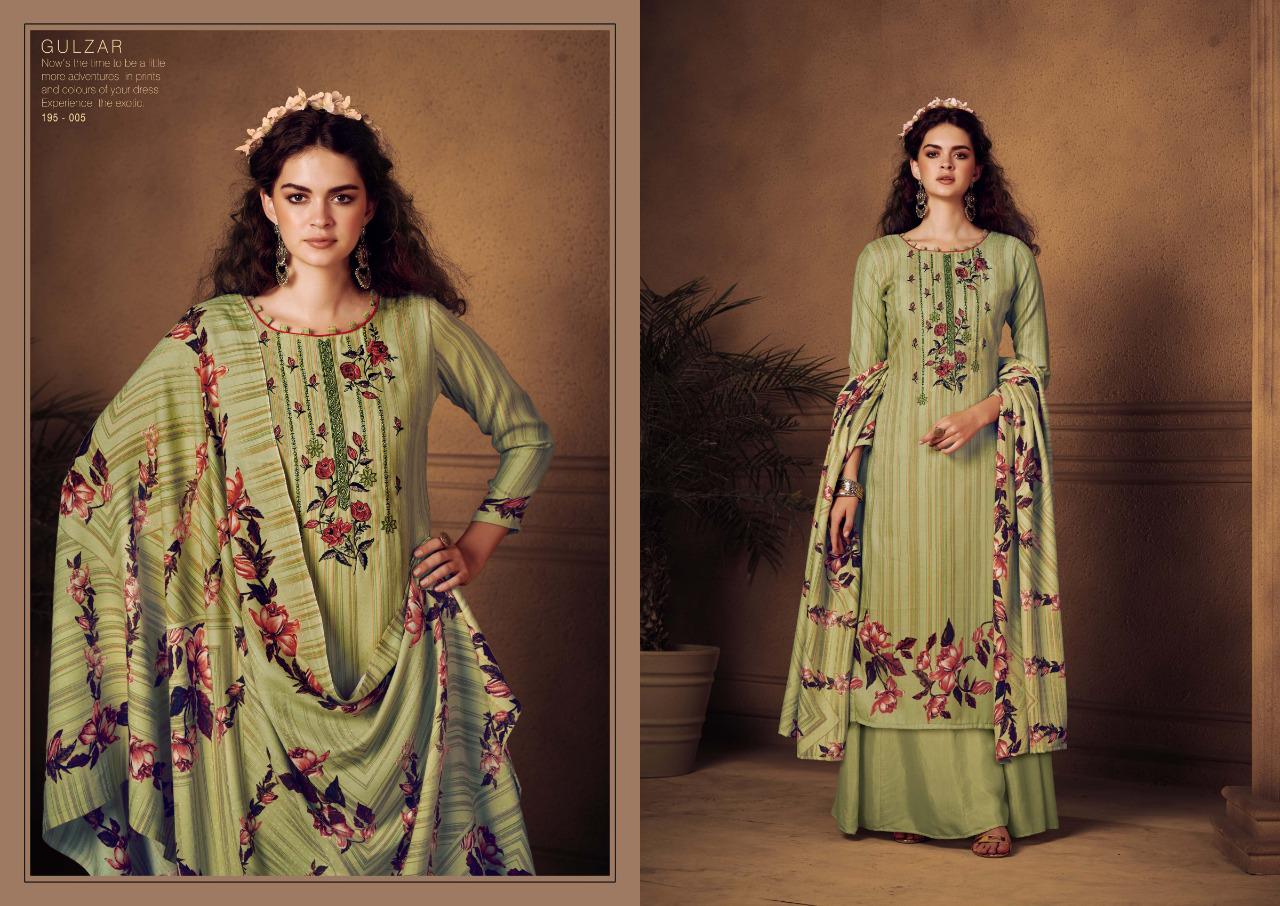 Sargam Prints Presents Gulzar Pashmina Designer Print With Embroidery Work Salwar Suits