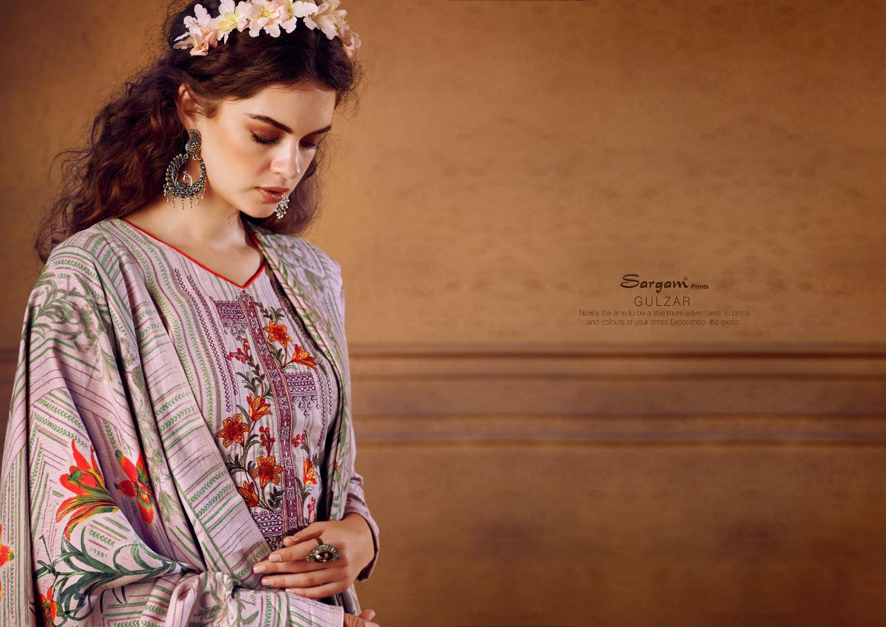 Sargam Prints Presents Gulzar Pashmina Designer Print With Embroidery Work Salwar Suits