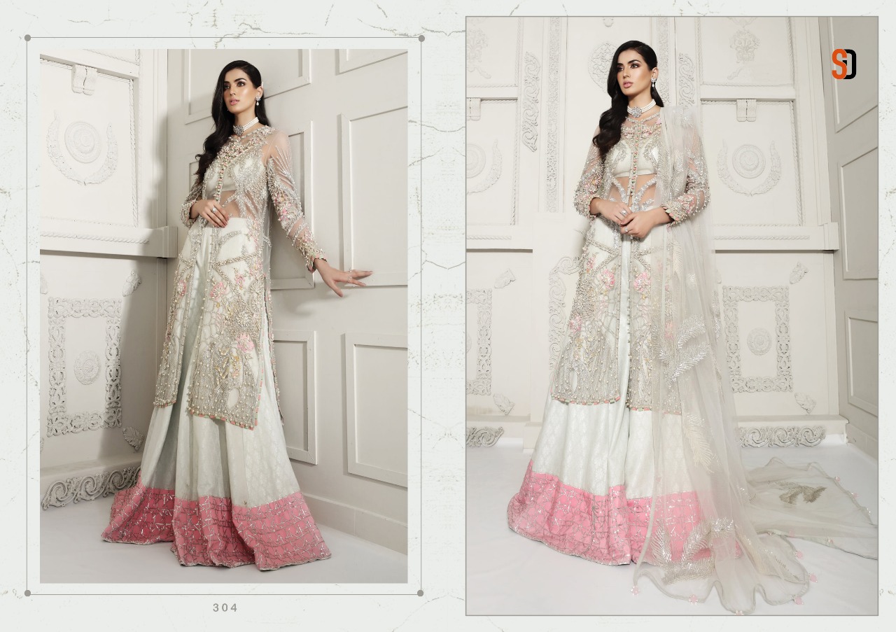 Shraddha Designer Launched Anaya Bridal Butterfly Net With Embroidery Work Pakisatni Suits