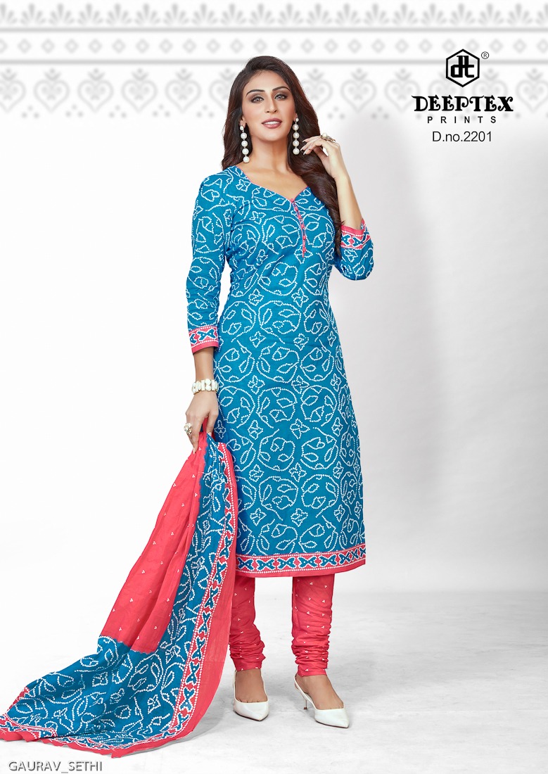 Deeptex Presents Chunari Vol 22 Pure Cotton Fancy Designer Salwar Suits