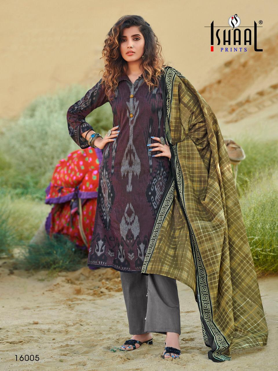 Ishaal Print Launched Gulmohar Vol 16 Pure Lawn Fancy Designer Salwar Suits