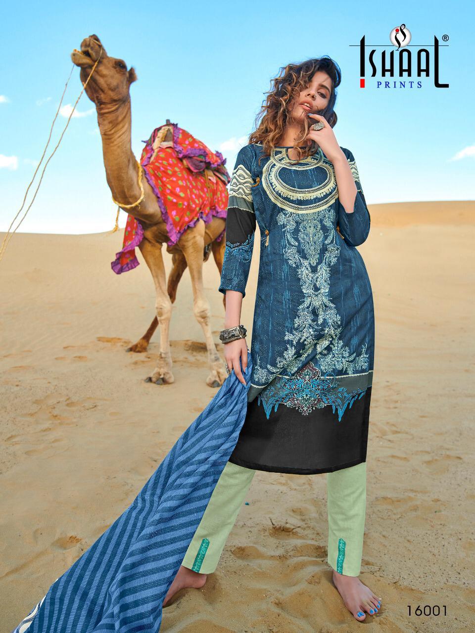 Ishaal Print Launched Gulmohar Vol 16 Pure Lawn Fancy Designer Salwar Suits