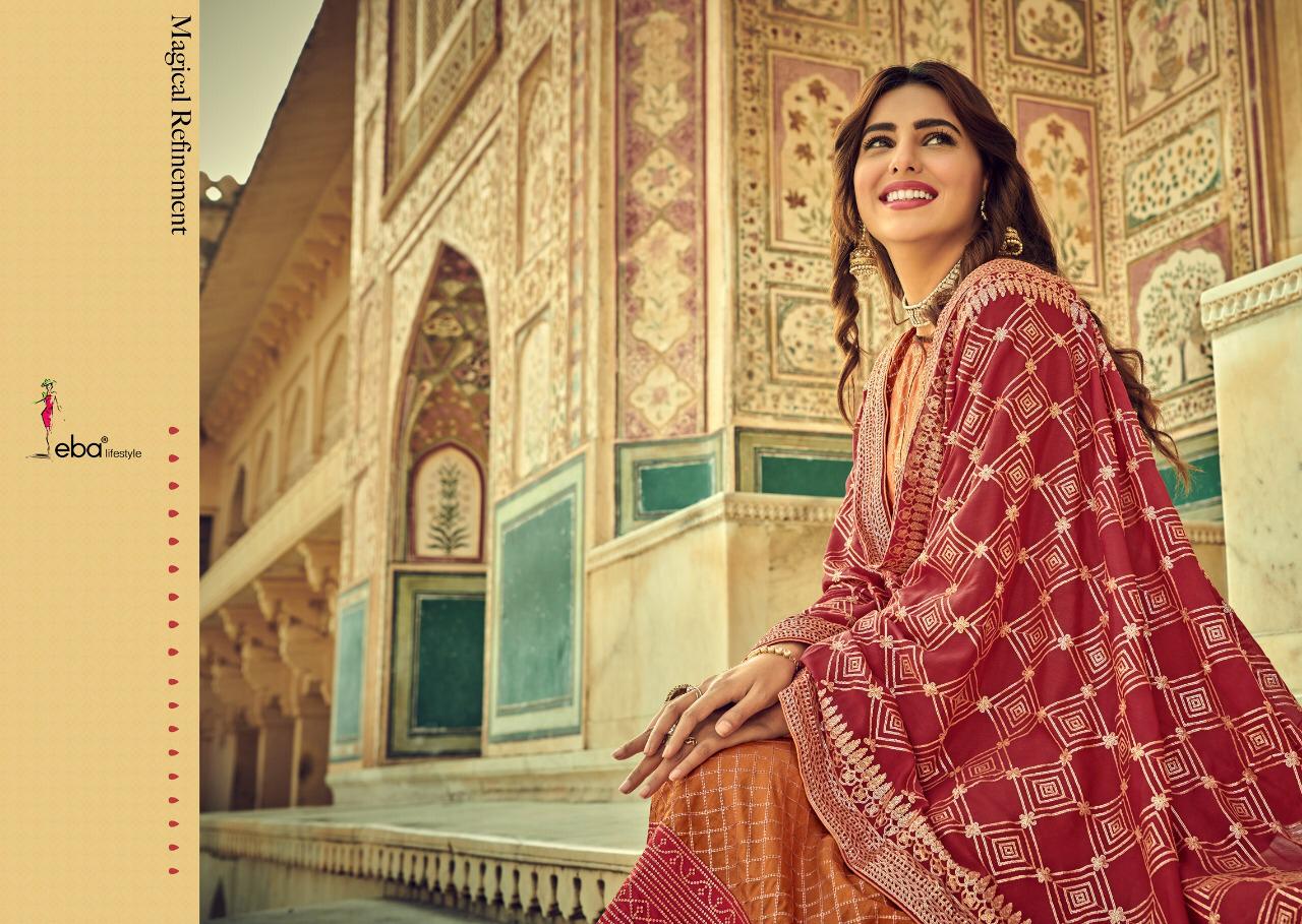 Eba Lifestyle Presents Cadbury Pure Viscose Upada Silk With Heavy Embroidery Work Salwar Kameez Wholesale Dealer Surat