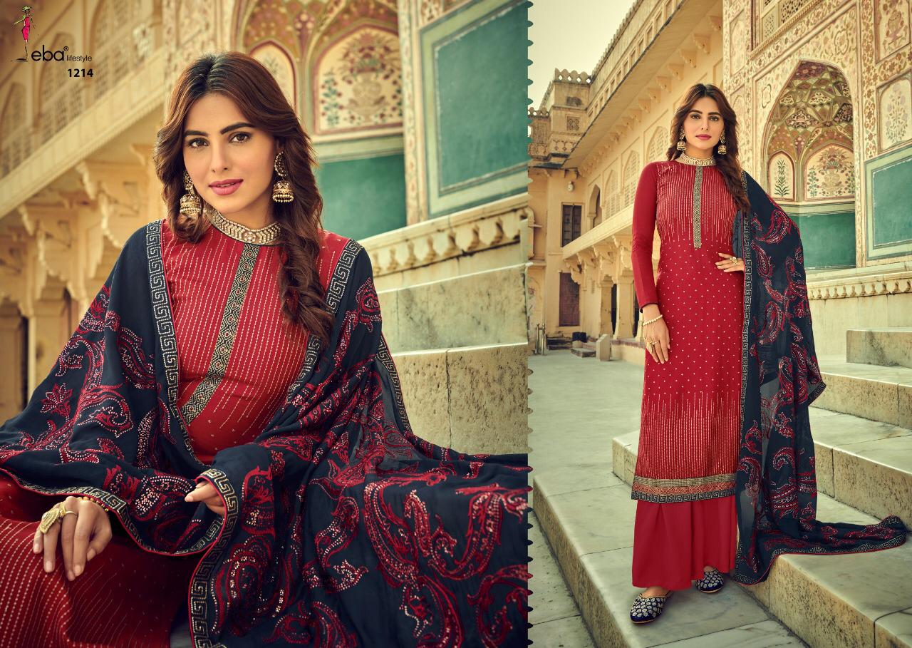 Eba Lifestyle Presents Cadbury Pure Viscose Upada Silk With Heavy Embroidery Work Salwar Kameez Wholesale Dealer Surat