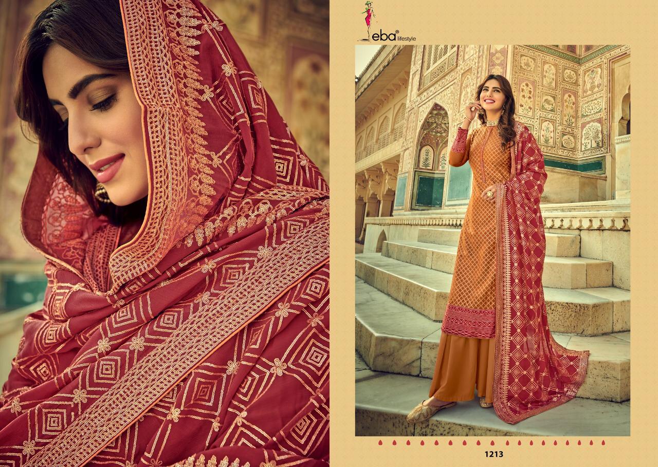 Eba Lifestyle Presents Cadbury Pure Viscose Upada Silk With Heavy Embroidery Work Salwar Kameez Wholesale Dealer Surat