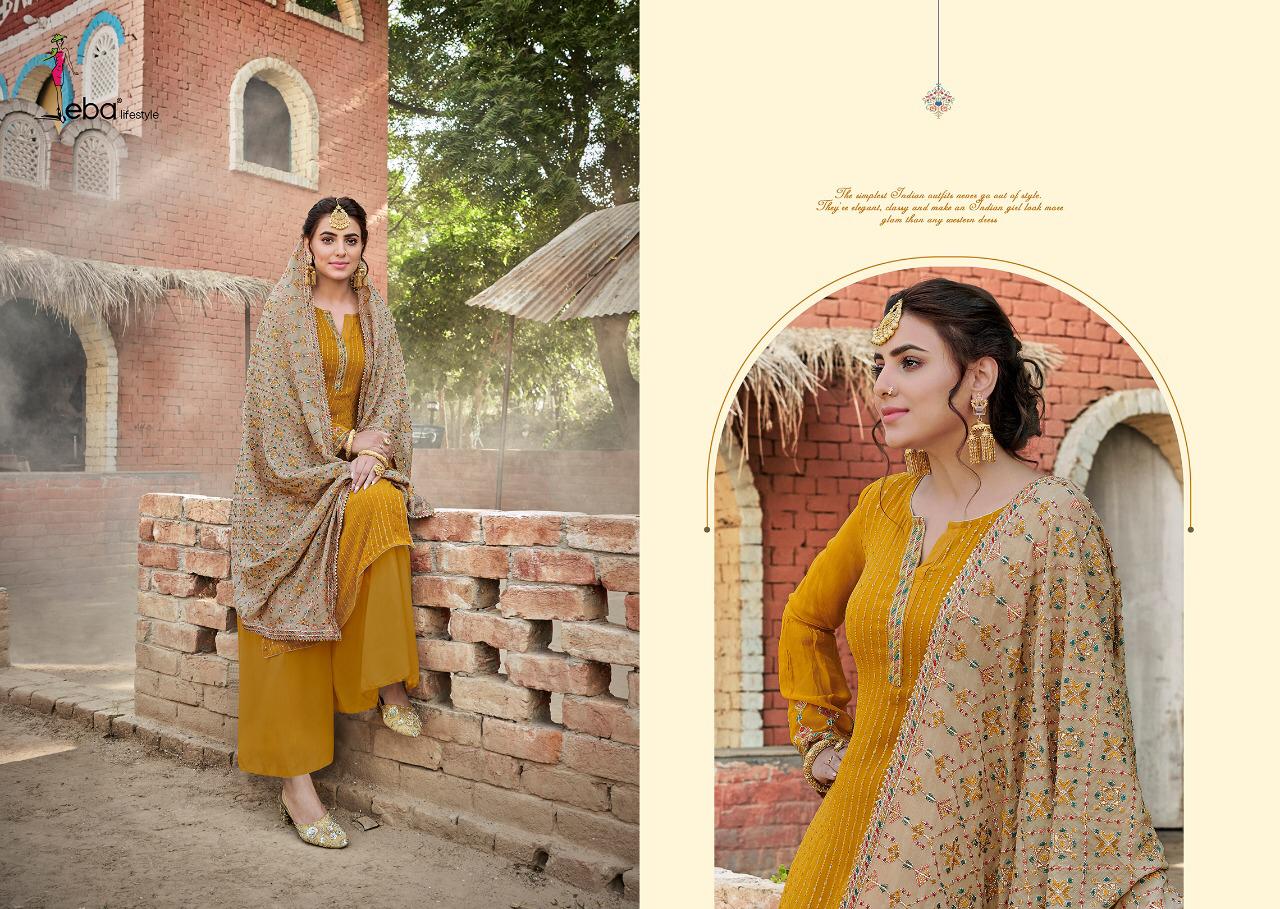 Eba Lifestyle Ashpreet Heavy Chinon With Heavy Embroidery Fancy Designer Salwar Kameez