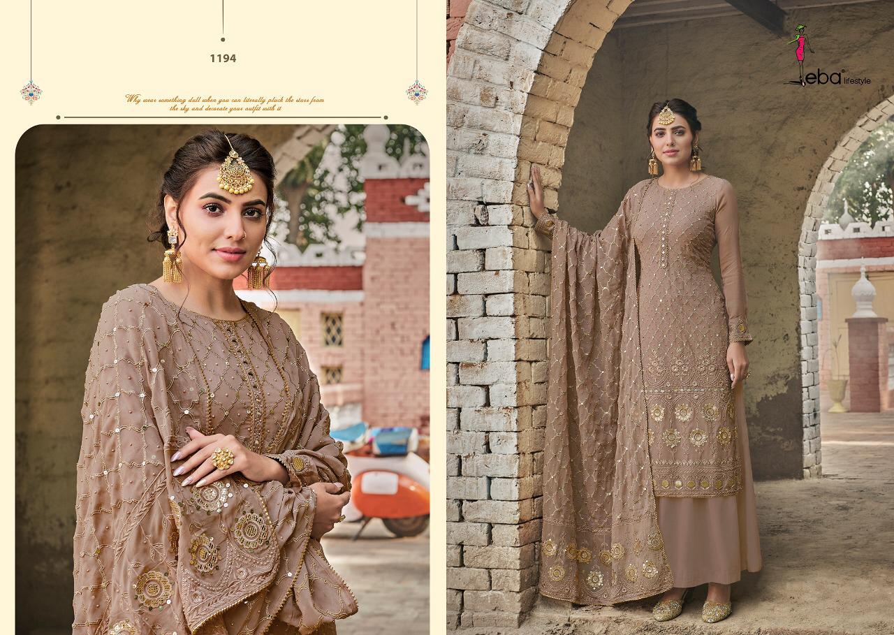 Eba Lifestyle Ashpreet Heavy Chinon With Heavy Embroidery Fancy Designer Salwar Kameez